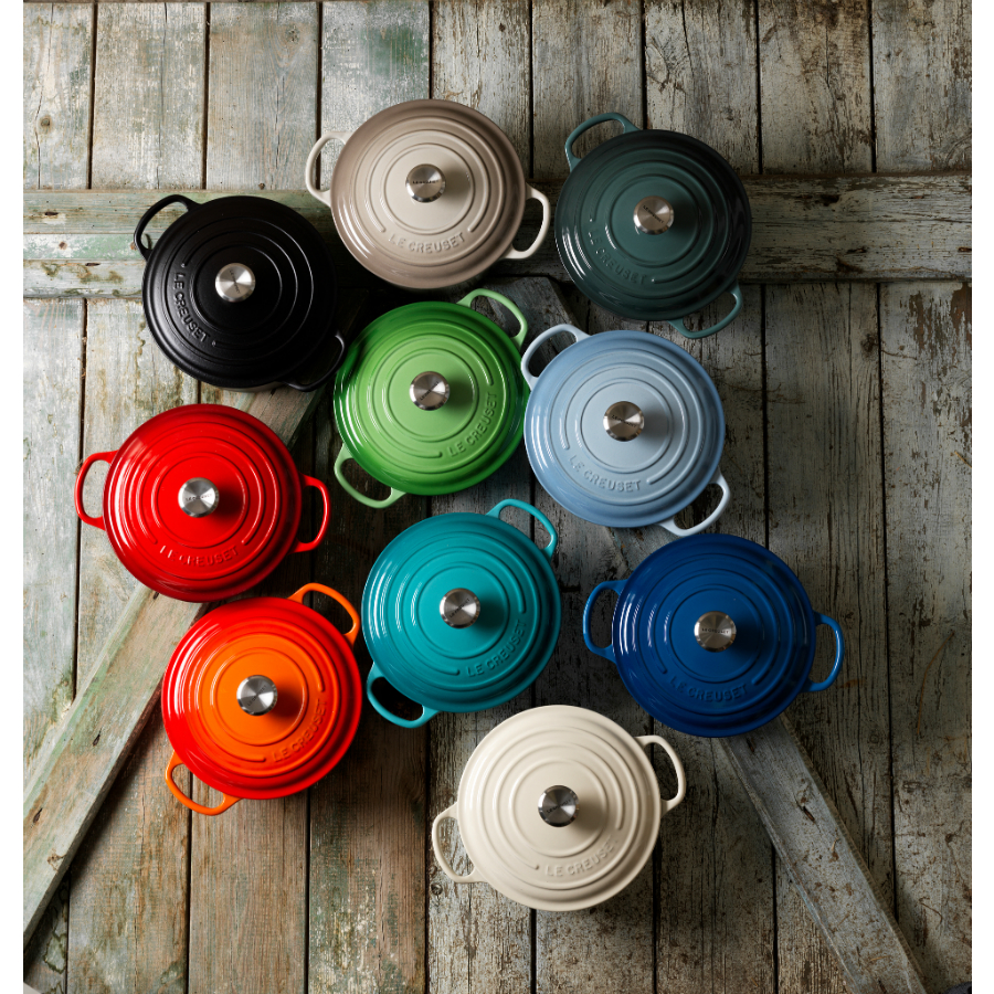 Кастрюля чугунная Le Creuset, Ø24 см, оранжевая 21177240902430 - Вид №11