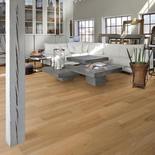 Паркетная доска Kahrs Дуб Бриз Линнея Матовая Гладкая 2600200567 - Вид №7