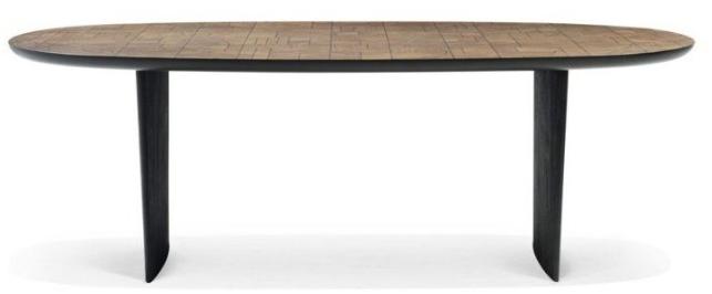 Roche Bobois Овальный стол из массива дерева Nativ sun-id-1474512 - Вид №1