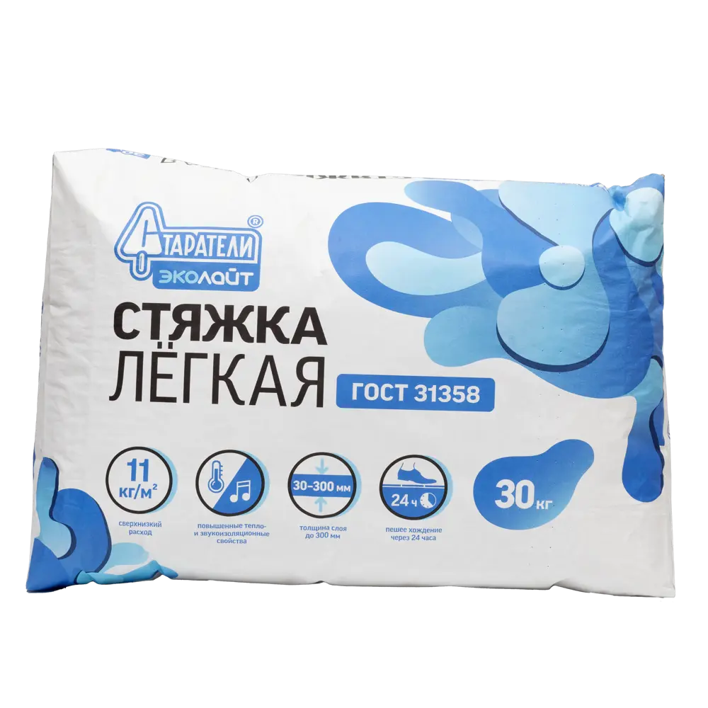 Стяжка пола Старатели Легкая 30 кг STLM-2212514