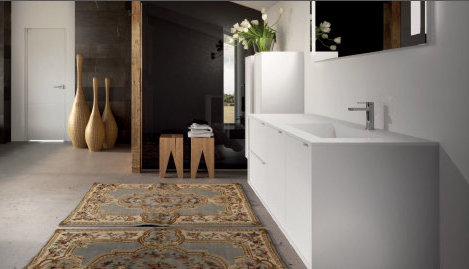 MANHATTAN 16 Комплект мебели cm 122,4+27,4+27,4 Berloni Bagno 42975 - Вид №3