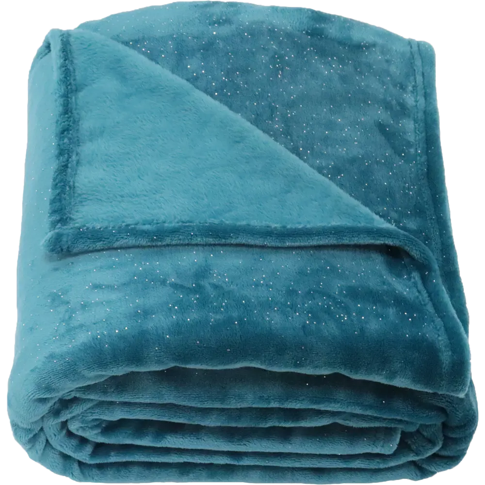 Плед «Rey» 180x200 см фланель цвет бирюзовый Santreyd STLM-2028064 - Вид №2