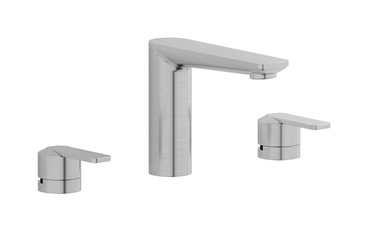 Смеситель для раковины с 3 отверстиями для пола с автоматическим сливом IB C-67 ARCH-00085154 - Вид №12