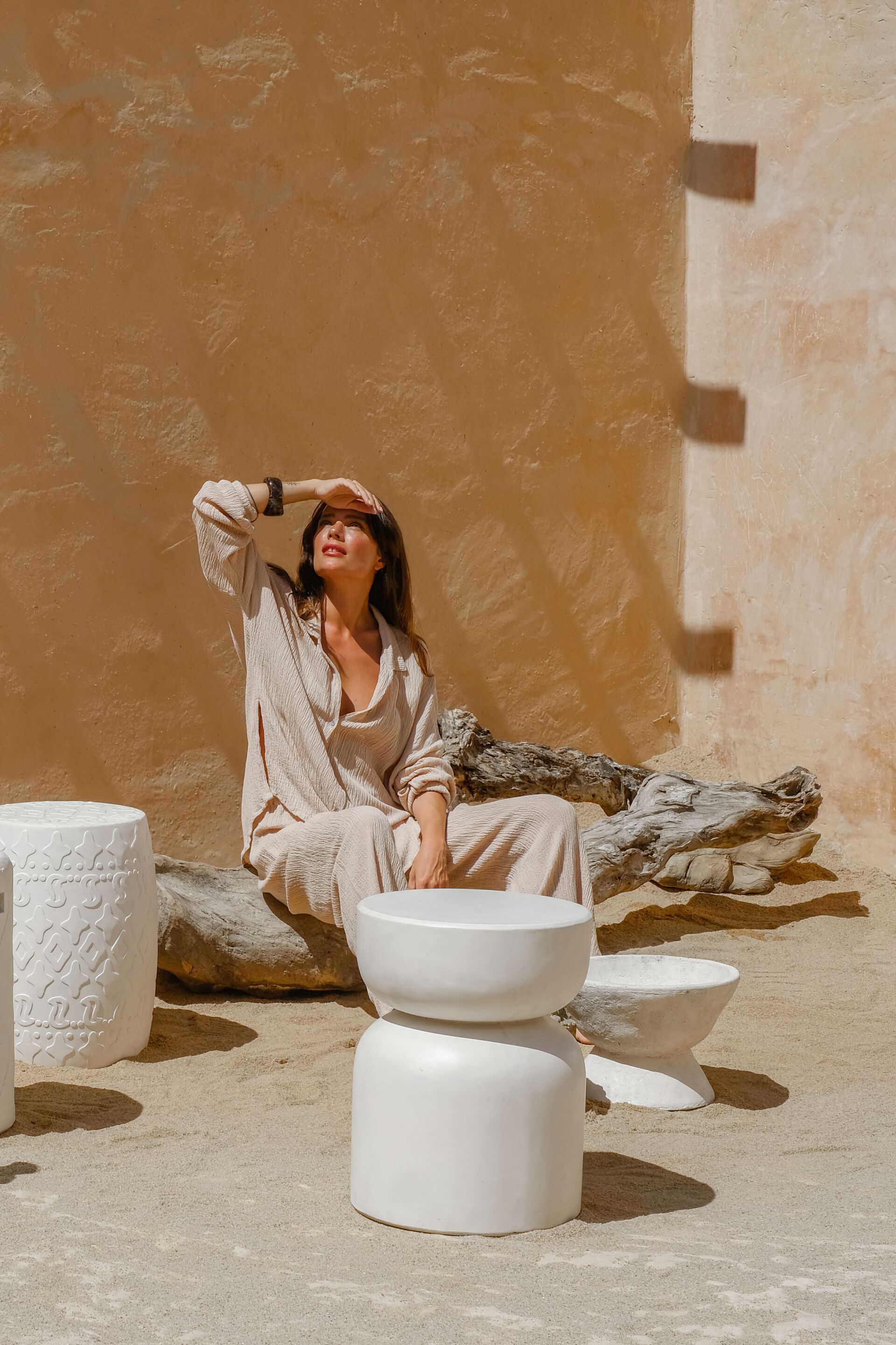 Низкий садовый стул из волокнистого бетона cbdesign Space ARCH-00029971 - Вид №2