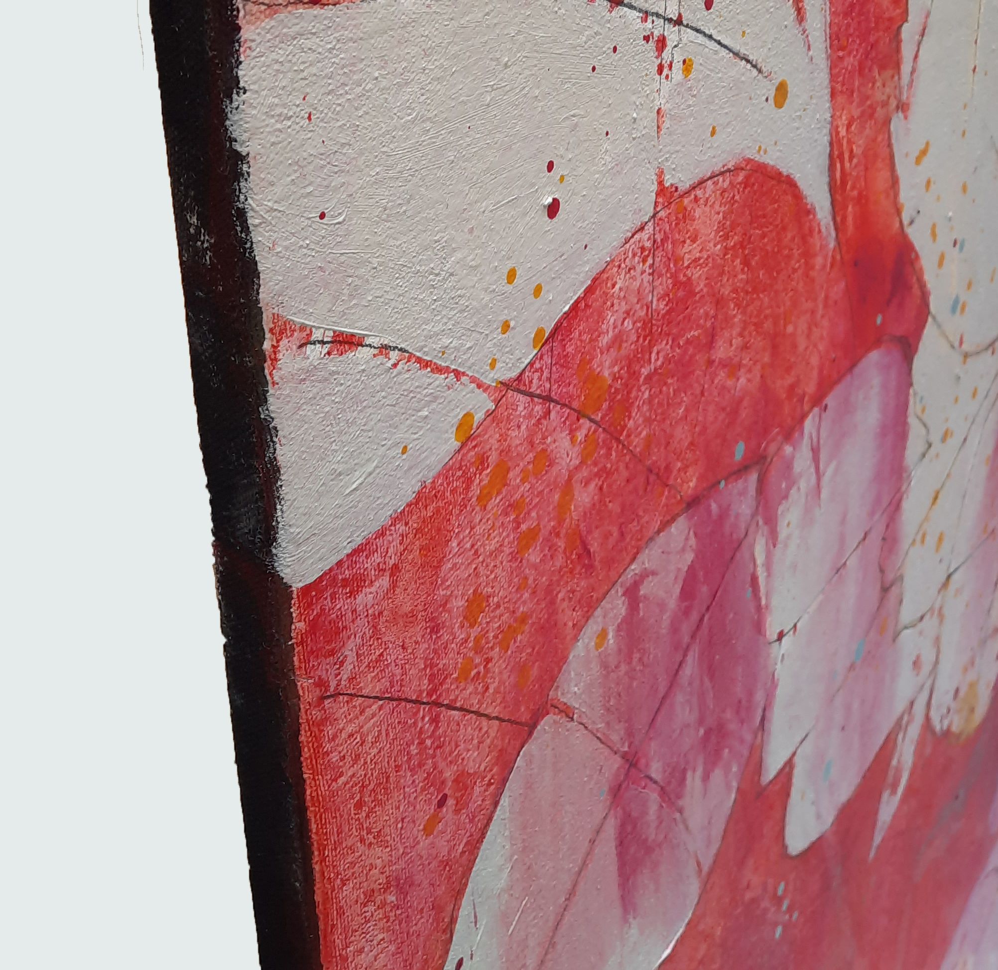 Картина ICI ET LÀ PETIT VIBRANT RED ARCH-00065926 - Вид №2