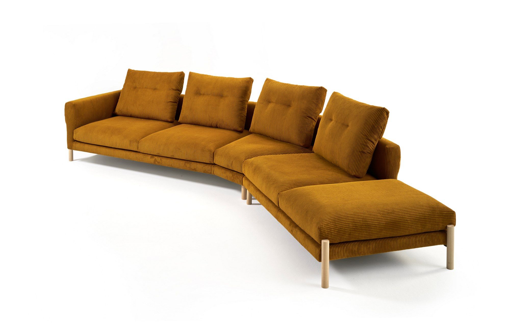 Угловой диван из ткани SANCAL Momic ARCH-00144877 - Вид №3