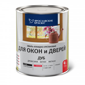 18450931 Эмаль для окон и дверей цвет дуб 0.9 кг