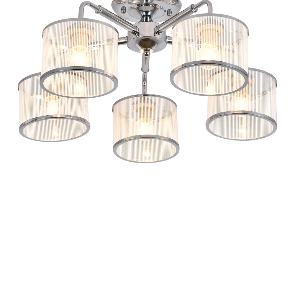 Люстра потолочная Essence 5 ламп 18 м² цвет хром Escada STLM-2072471 - Вид №2