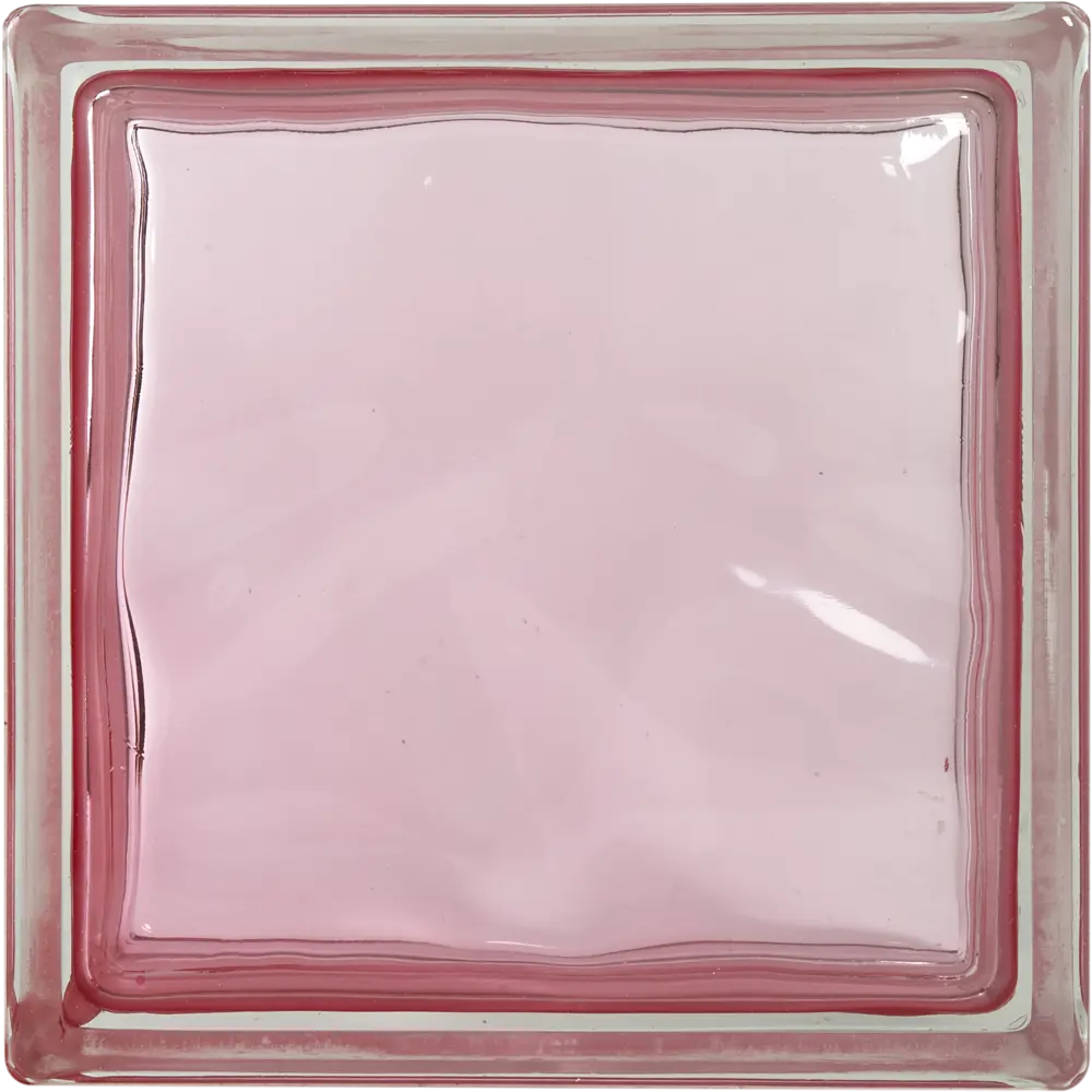 Стеклоблок Богема Волна цвет ярко-розовый VITRABLOCK STLM-2178303 - Вид №2