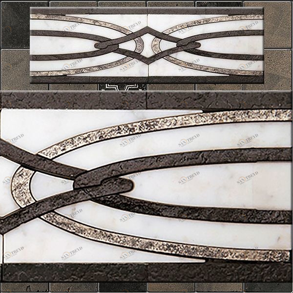 БОРДЮР ИЗ МРАМОРА CH-6 SKALINI CLASSIC CH6