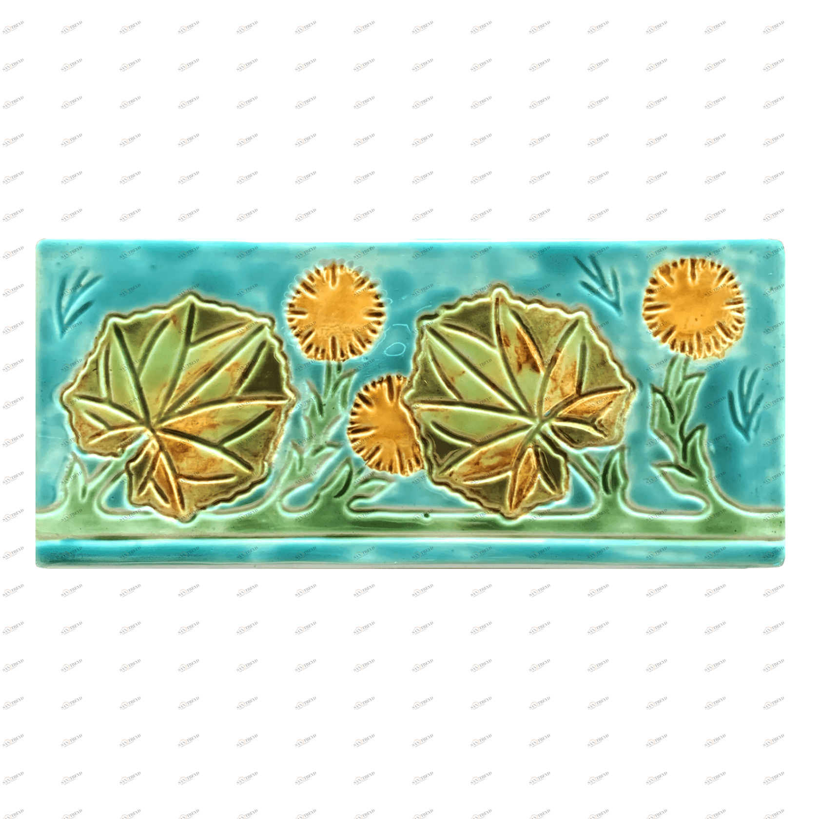 Вставка декоративная узкая (роспись) PROVANSFAIENCE sun-id-994496