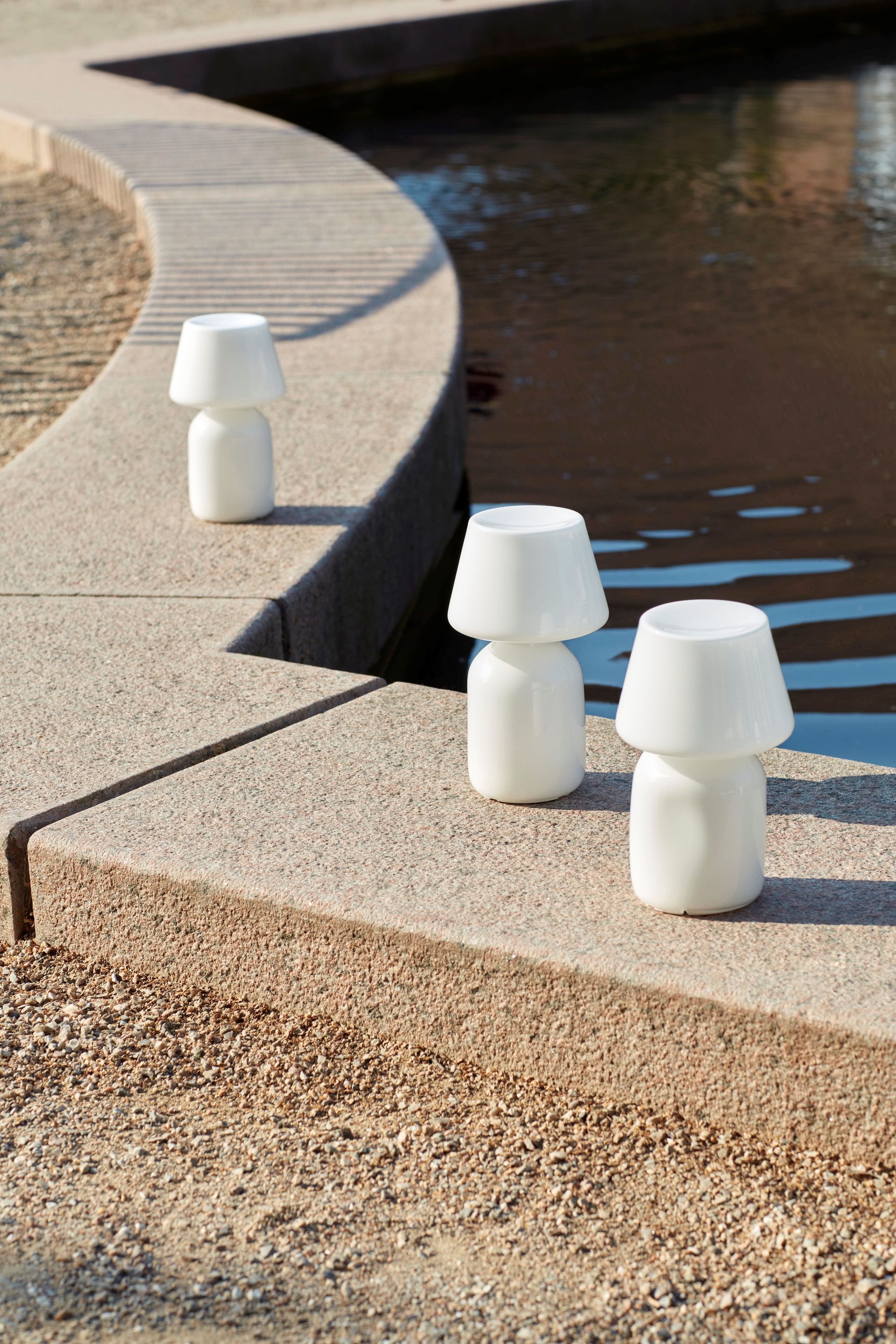 Выдувное стекло батареи светодиодные настольные лампы In Stock Hay ARCH-00105195 - Вид №1