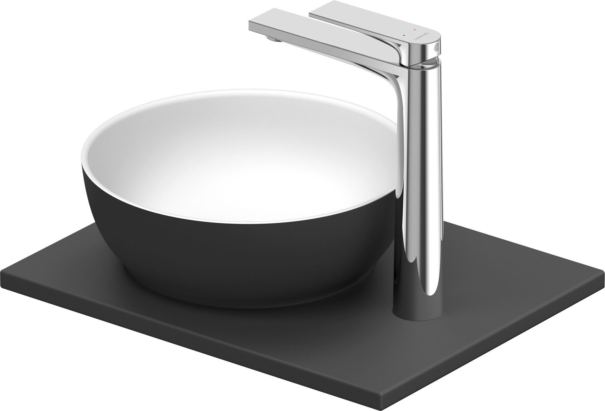 Керамическая столешница круглый умывальник Duravit Sivida ARCH-00000838 - Вид №3