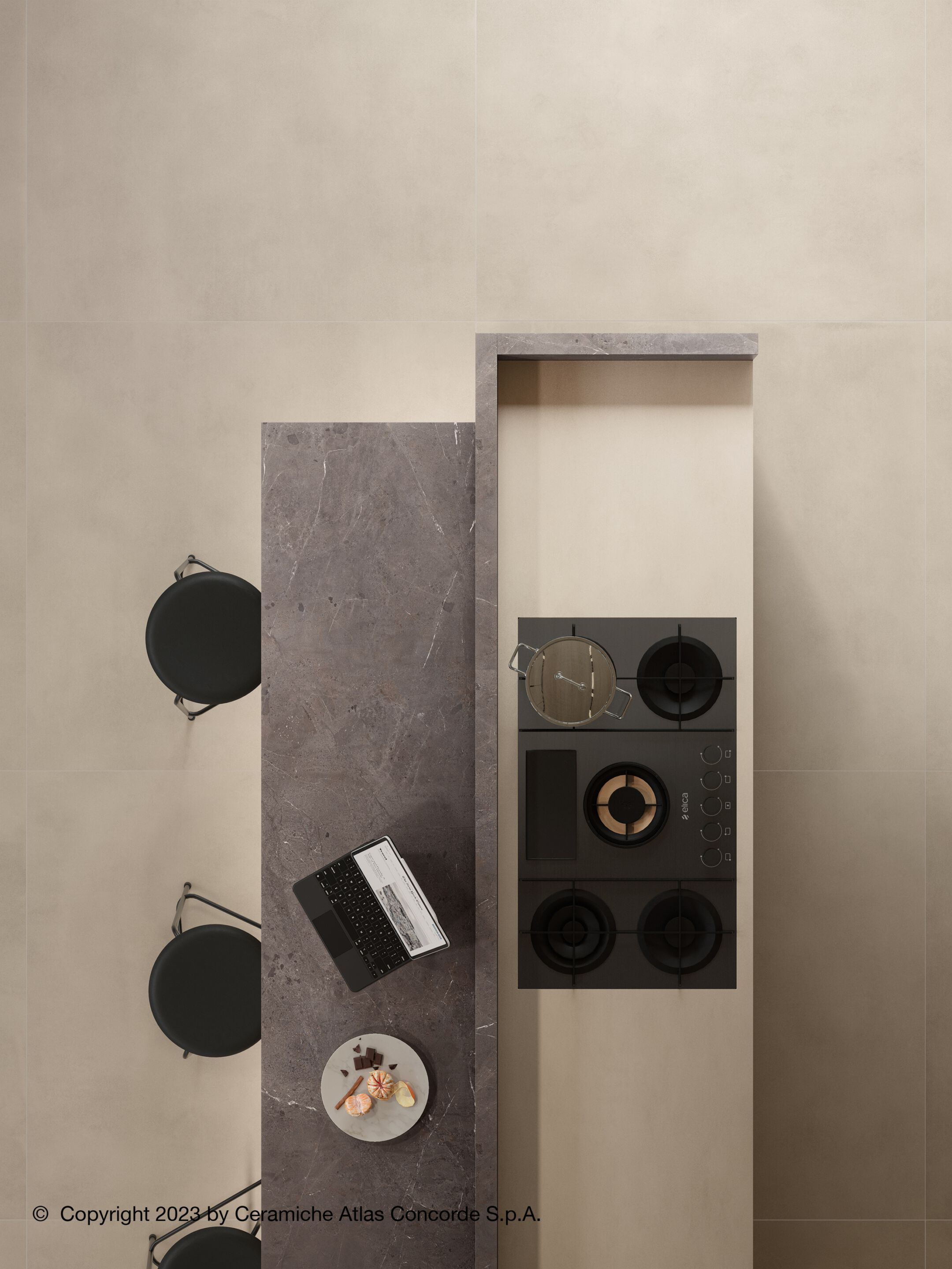 Пол / керамогранит с эффектом цемента Atlas Concorde Boost Balance ARCH-00002208 - Вид №16