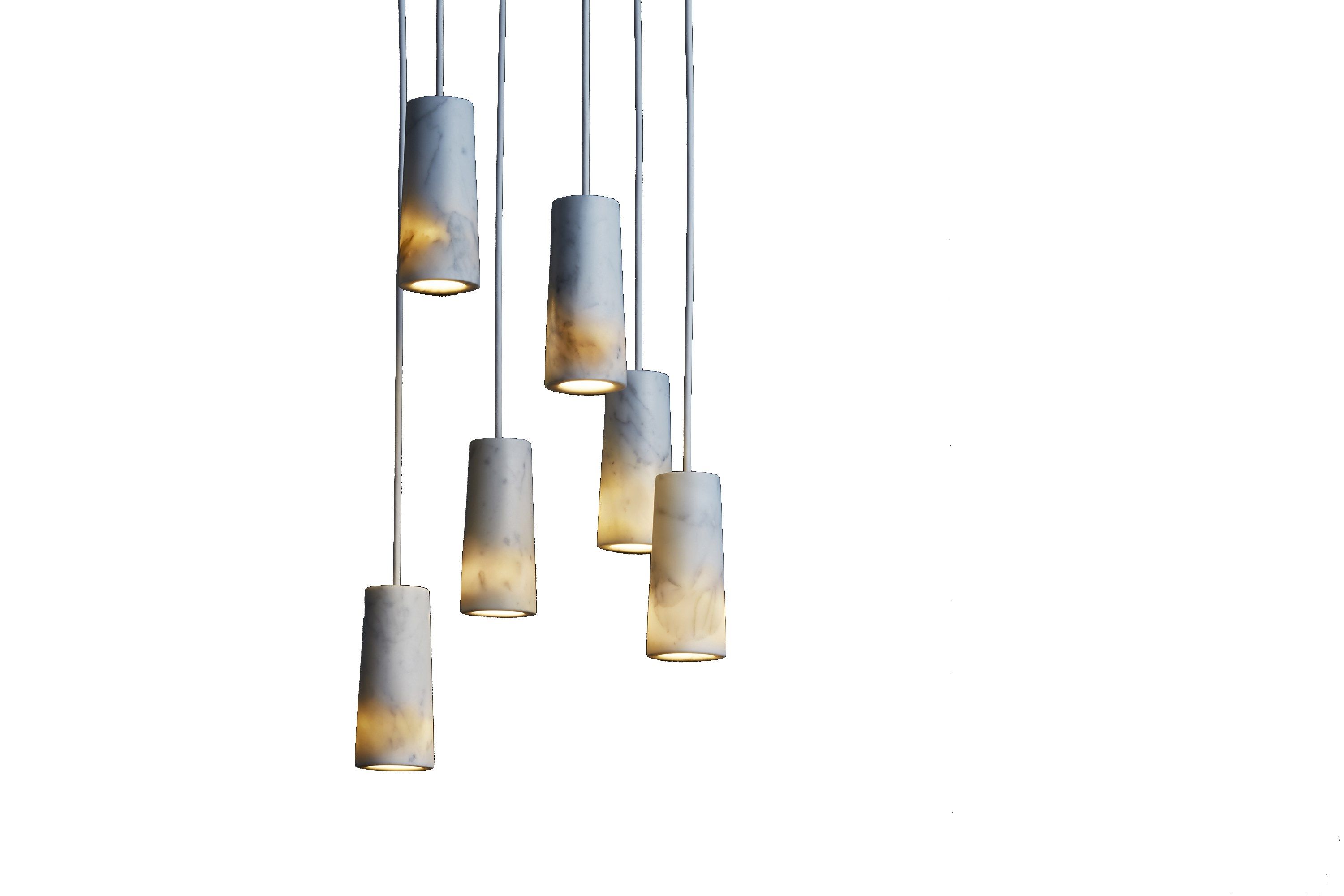 Каррара мрамор затемнения светодиодный подвесной светильник Case CORE ARCH-00098160 - Вид №1