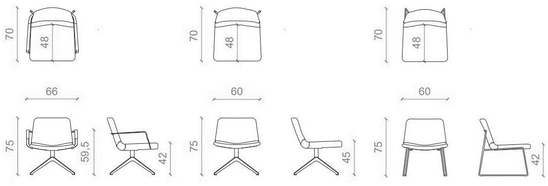 B&T Design Кресло на жердочке из ткани Pera sun-id-1398084 - Вид №2