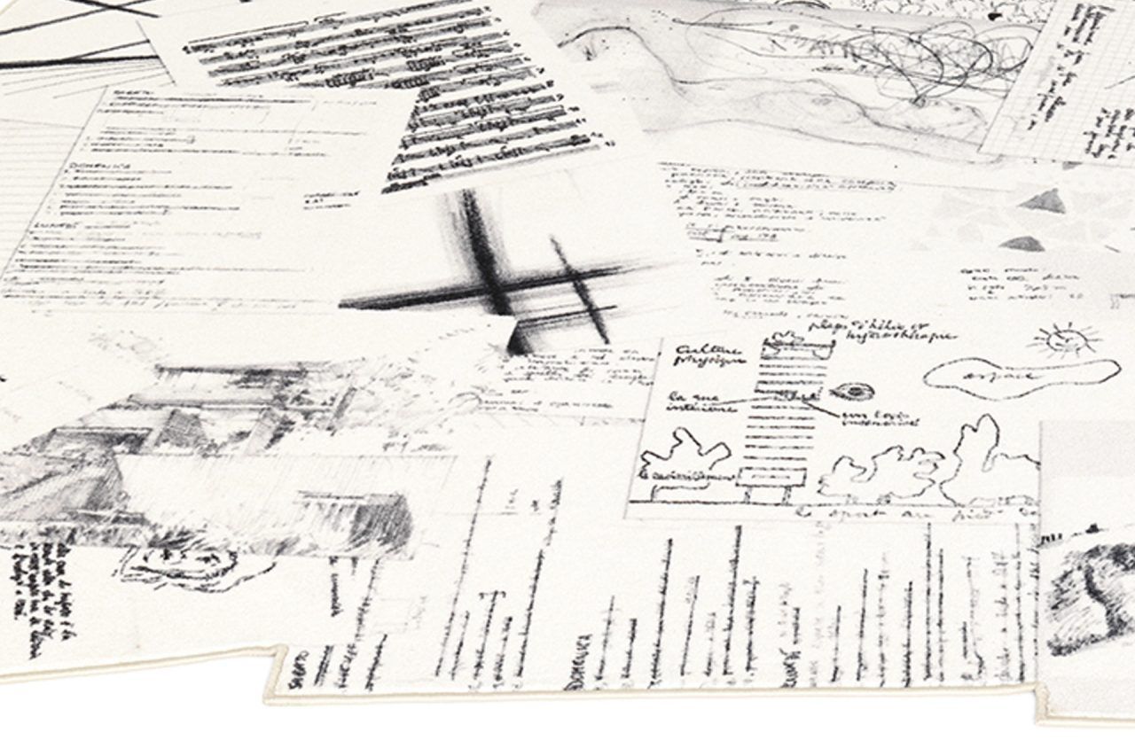 Прямоугольный шерстяной ковер Mogg APPUNTI ARCH-00120725 - Вид №2