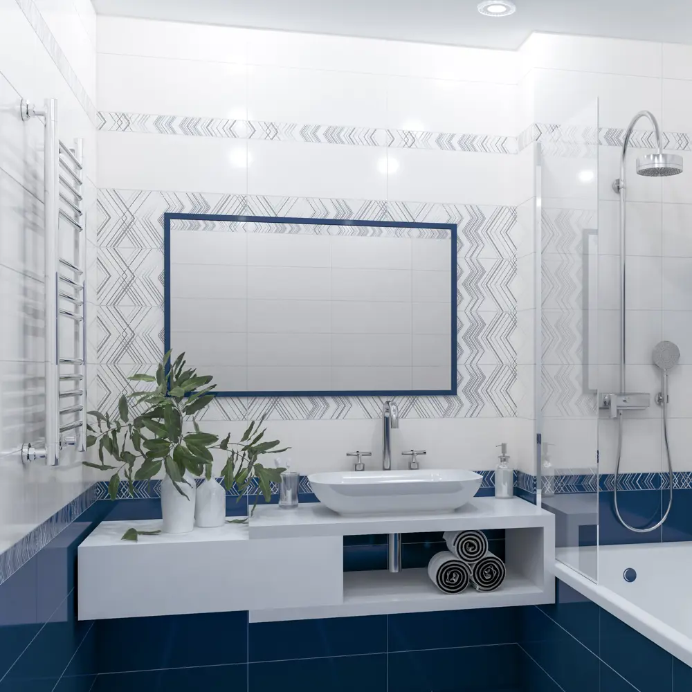 Плитка настенная Azori Festa 20.1x50.5 см 1.52 м² цвет бежевый STLM-2181280 - Вид №6