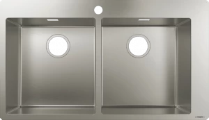 43303800 S71 S711-F765 Встраиваемая мойка 370/370 Hansgrohe