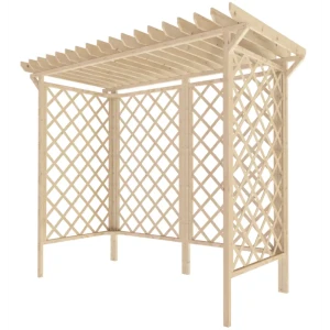 Пергола ПС3 130x201x243 см массив дерева бежевый