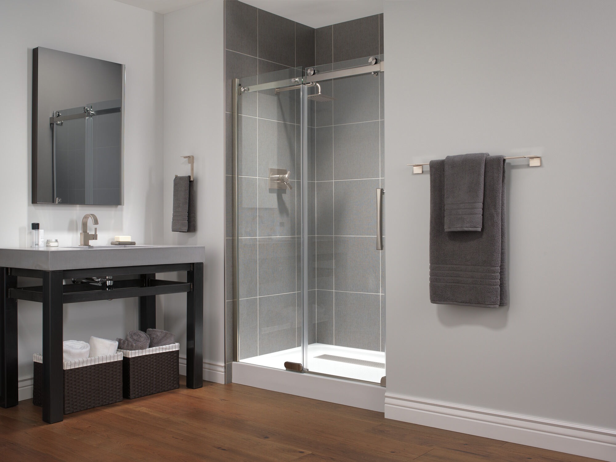 T17T253-SS Отделка для душа TempAssure® серии 17T Delta Faucet Vero Нержавеющая сталь - Вид №5