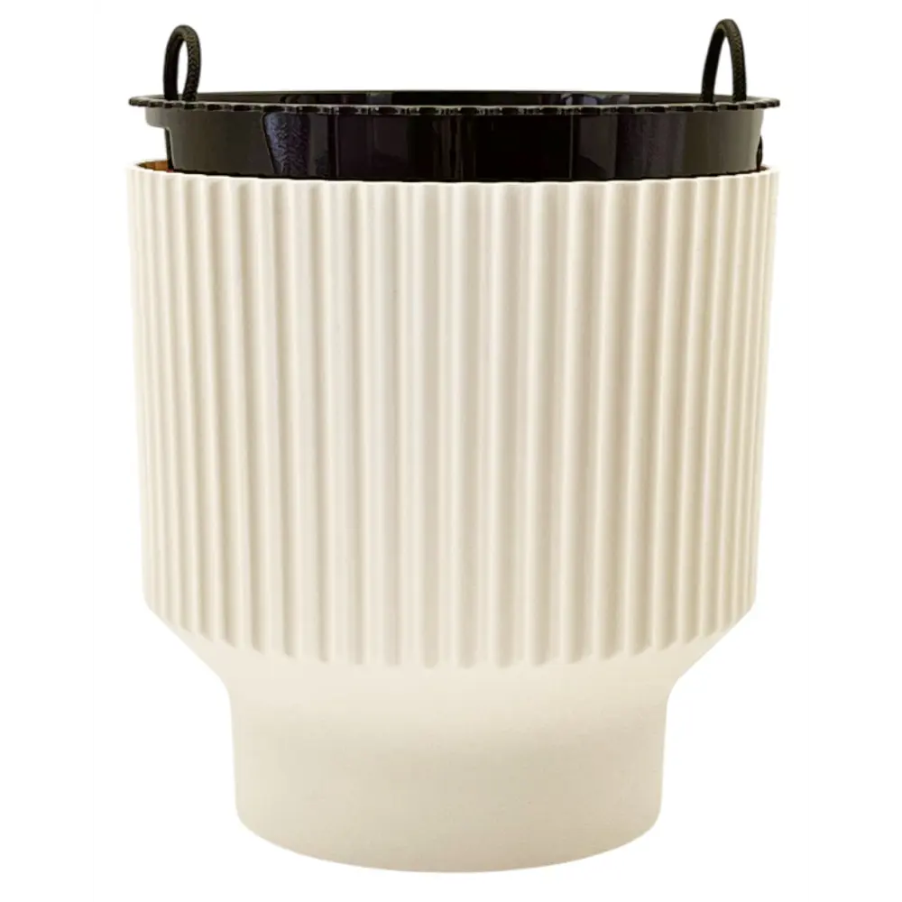 Кашпо Evergreen Design Аркада 28x30x30 см v16.2 л пластик ванильный 89452943 STLM-2139805 - Вид №1