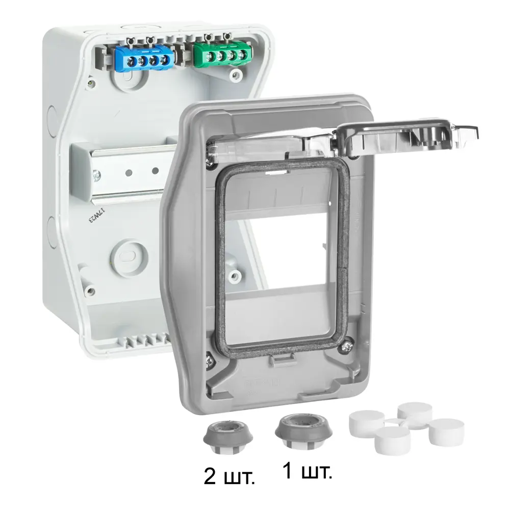 Щит распределительный встраиваемый Legrand 4 модуля IP65 с N/PE пластик STLM-2096912 - Вид №2