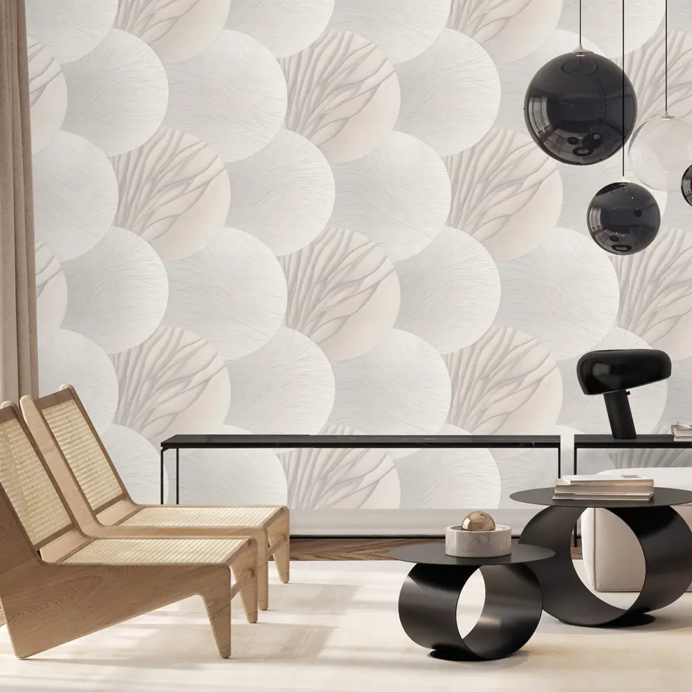 Обои флизелиновые Артекс Альто светло-бежевые 1.06 м 11386-02 STLM-2182079 - Вид №4