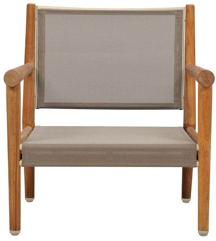 JANUS et Cie Садовое кресло из тика с подлокотниками Konos sun-id-1441973 - Вид №1