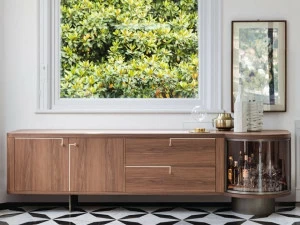 Porada Буфет / барный шкаф из орехового дерева Iron