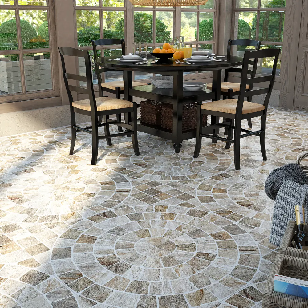 Глазурованный керамогранит Керамин Одеон 50x50 см 1.25 м² матовый цвет бежевый Лиссабон STLM-2108802 - Вид №4