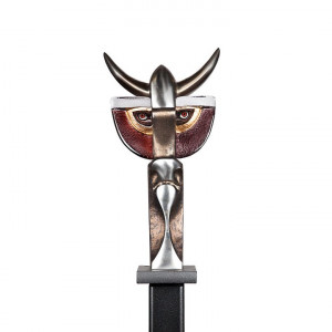 68166 Скульптура "Телец V", бордовая/золотая, 1560 мм Maleras