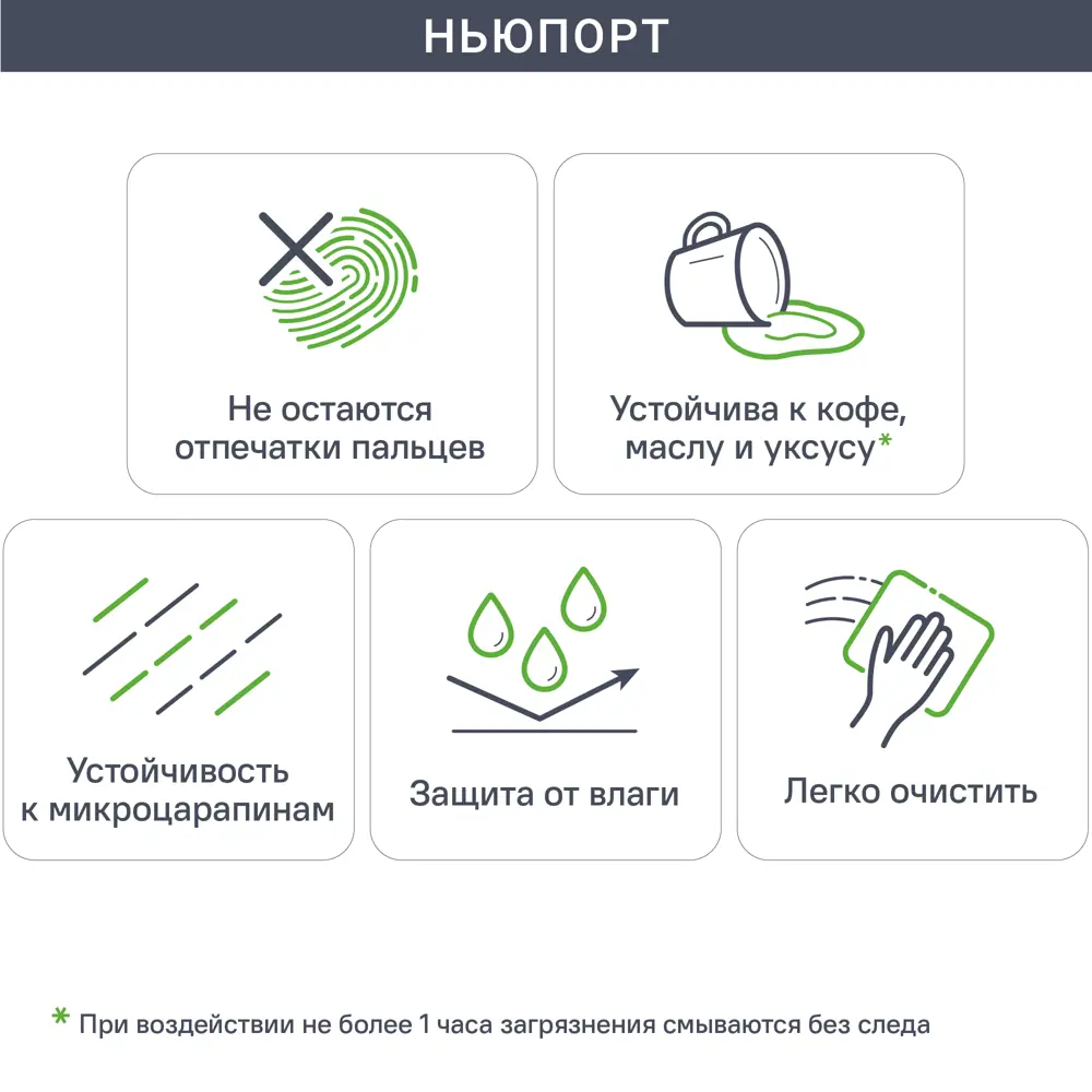Фасад кухонный DELINIA ID Ньюпорт 29.7x76.5 см матовый с филенкой 82010426 STLM-0017309 - Вид №3