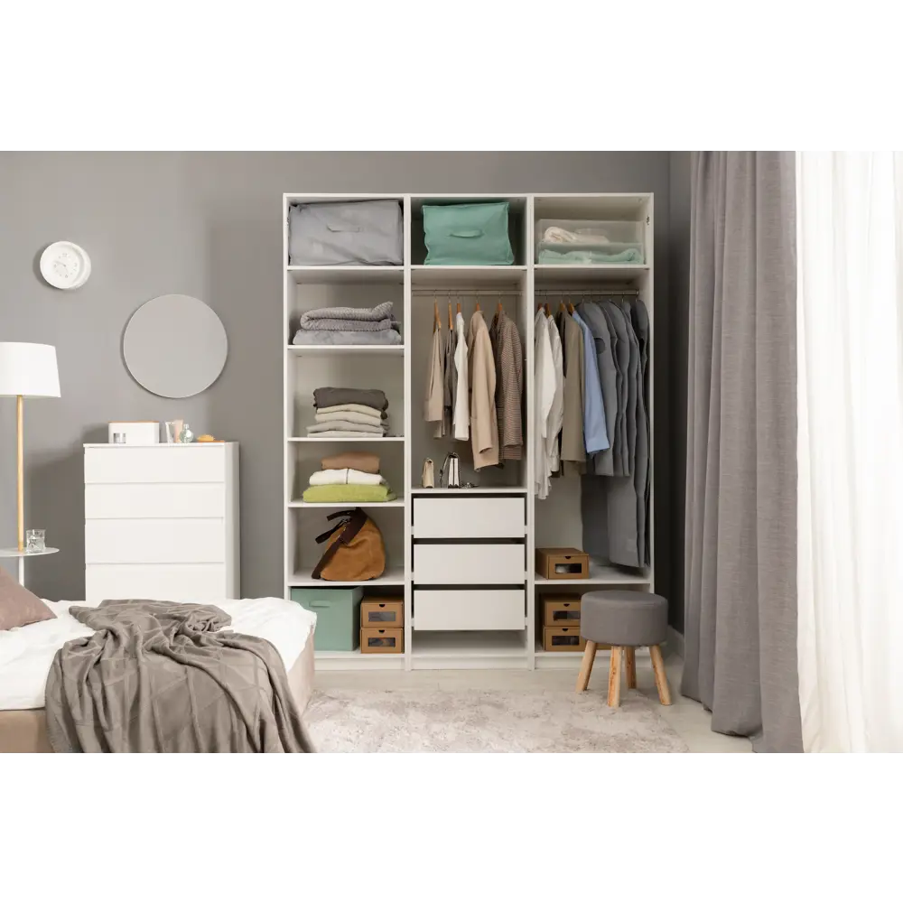 Santreyd Полка для шкафа Лион - белая ЛДСП 76.7×40.2 см (2 шт) 85205668 STLM-0059913 - Вид №5