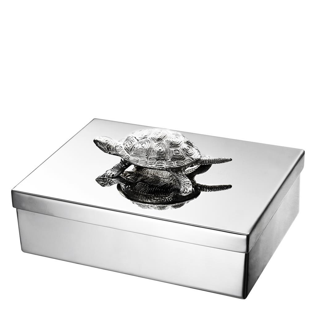 Шкатулка для драгоценностей Tortoise от Eichholtz EICHHOLTZ EICHHOLTZ 060234 Хром  - Вид №1