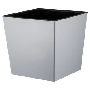 Горшок цветочный INGREEN Cube ø25 см 11.6 л серый пластик 89411071