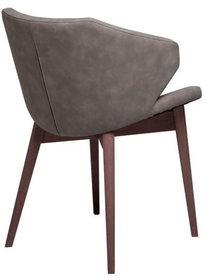 Tonin Casa Стул с подлокотниками из экокожи на деревянной основе sun-id-1435085 - Вид №3