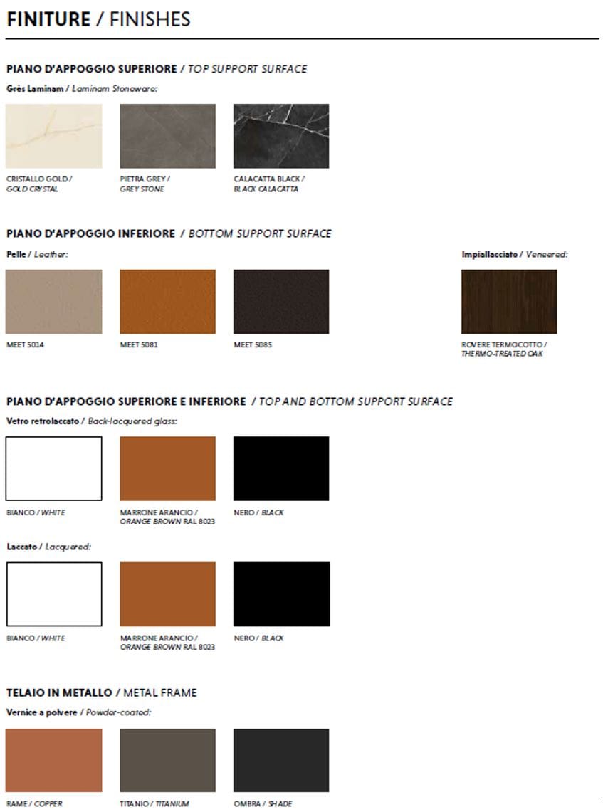 Металлический овальный журнальный столик Busnelli DYLAN ARCH-00127513 - Вид №5