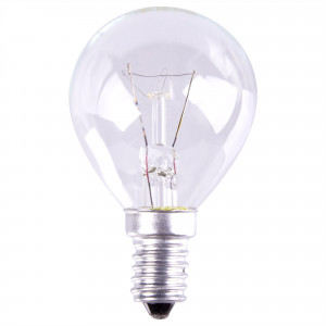 16859291 Лампа накаливания шар E14 25 Вт свет тёплый белый