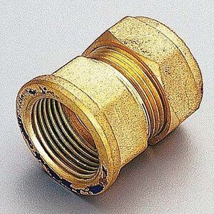 Муфта ВР 28 x 1" обжим TIEMME