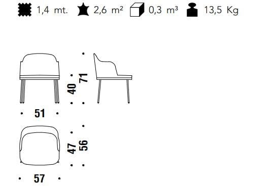 Кресло с подлокотниками MOROSO драгоценный ARCH-00061035 - Вид №6