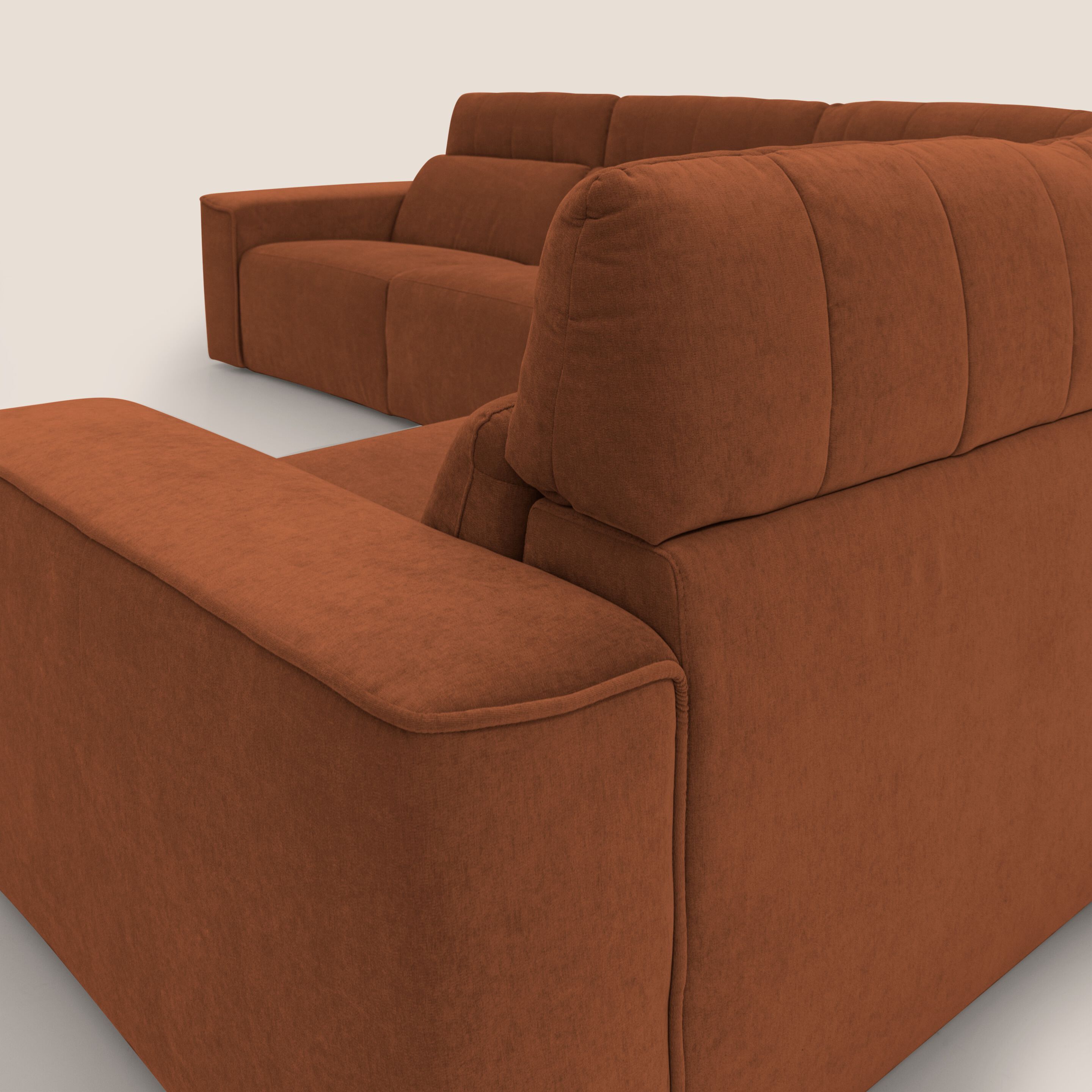 Угловой диван с откидной спинкой из ткани Divani.Store Clark ARCH-00090714 - Вид №121