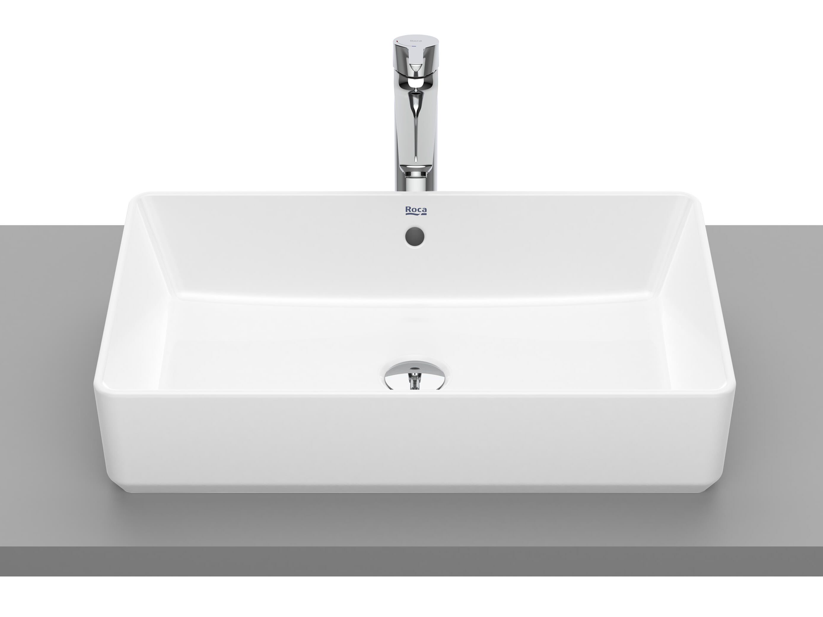 Умывальник с одной столешницей из фарфора Roca The Gap ARCH-00091053