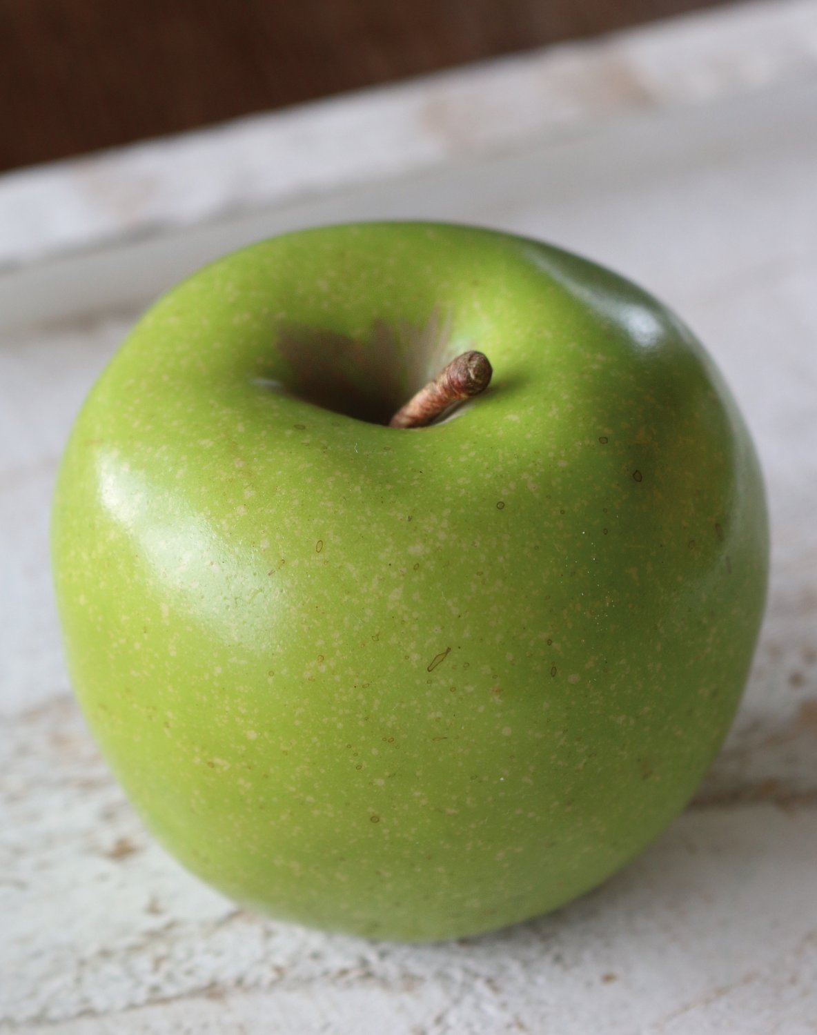 7104 883 a3 Яблоко пластиковое, 7 см, зеленое H-andreas 