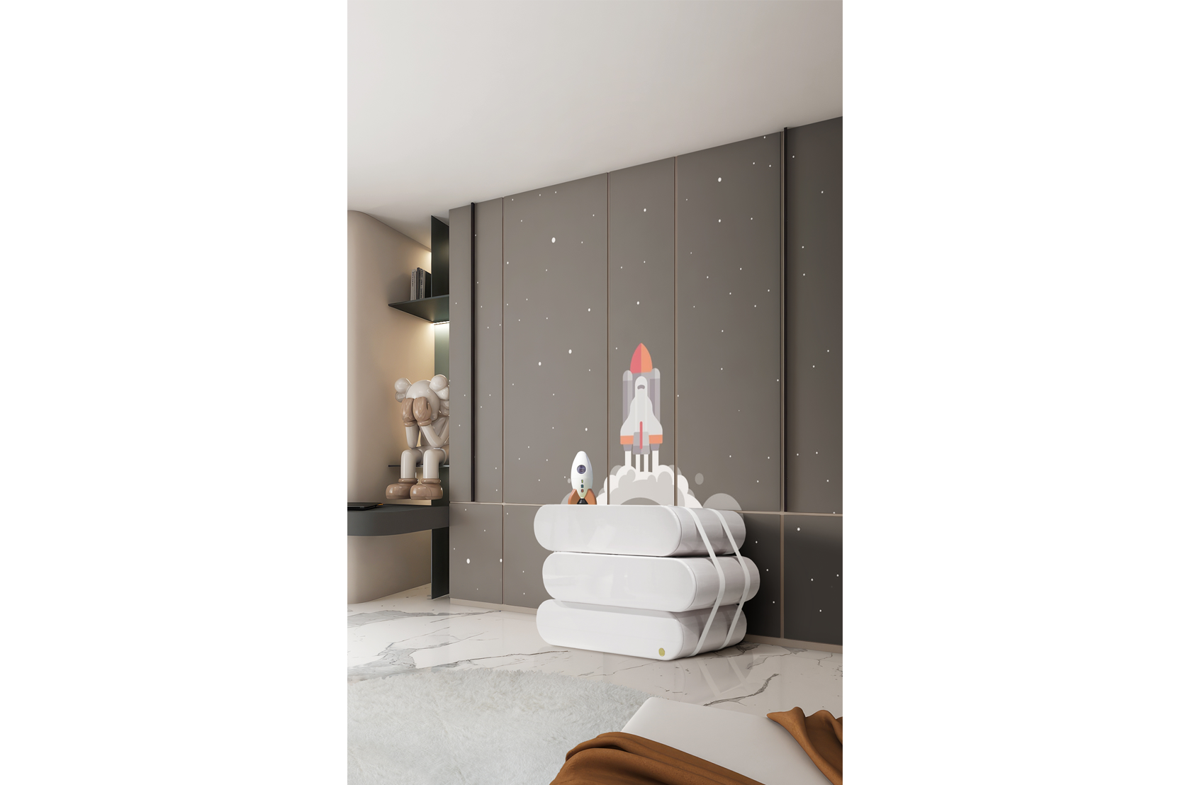 CIST600 Комоды детские Облако 3 ящика Circu  - Вид №2