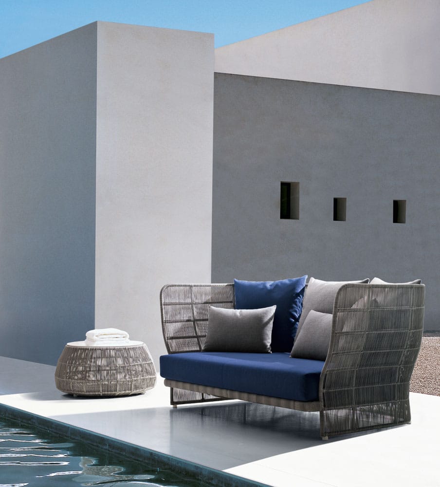 3-местный полиэтиленовый садовый диван B&B Italia Outdoor Canasta ' 13 ARCH-00067851 - Вид №1