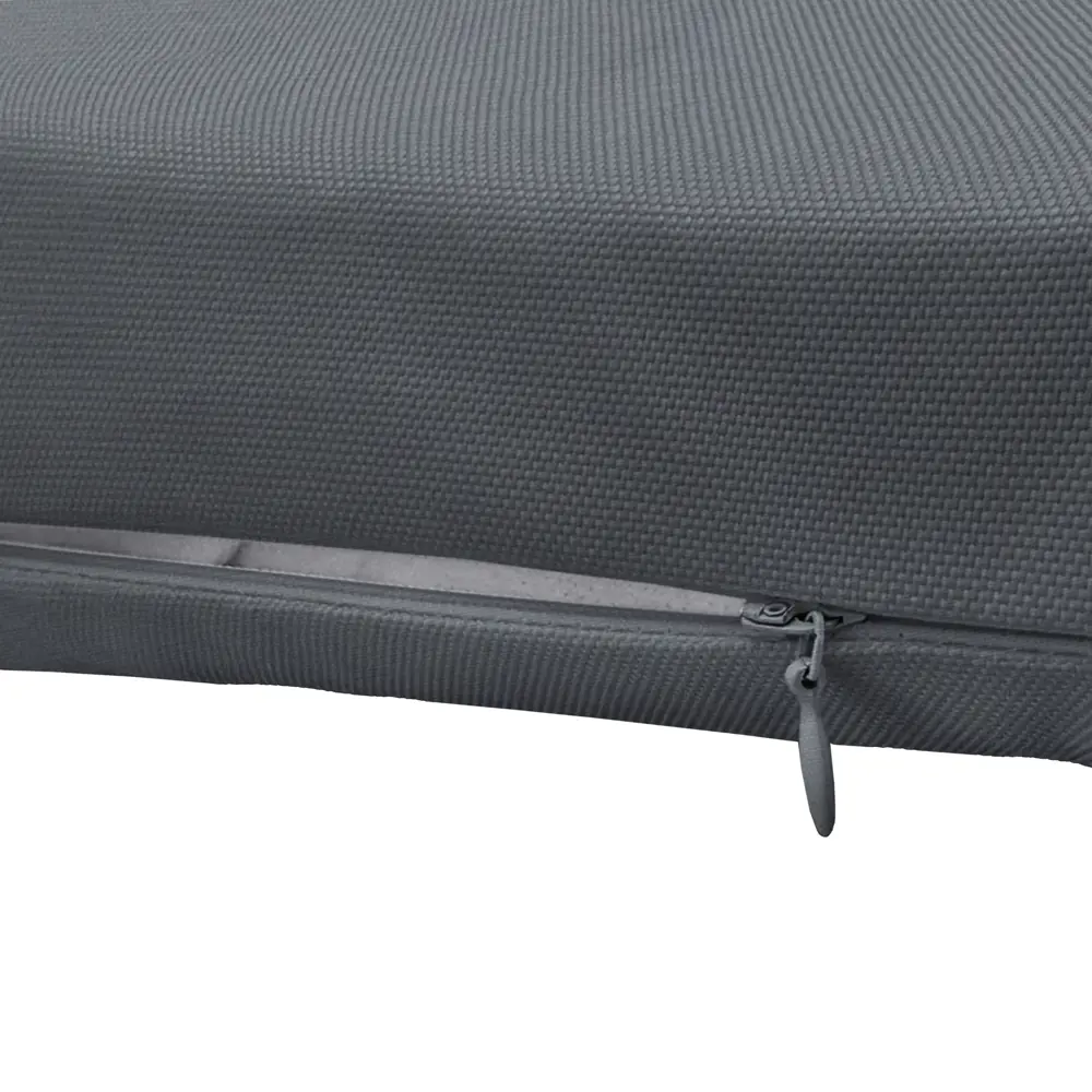 Подушка для стула Seasons Модерн 45x50 см полукруглая цвет серый STLM-2110441 - Вид №2