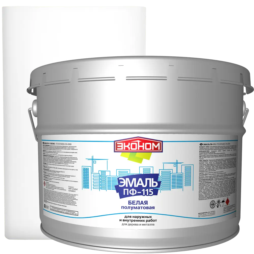 Эконом ПФ-115: Универсальная эмаль для наружных и внутренних работ 17831505