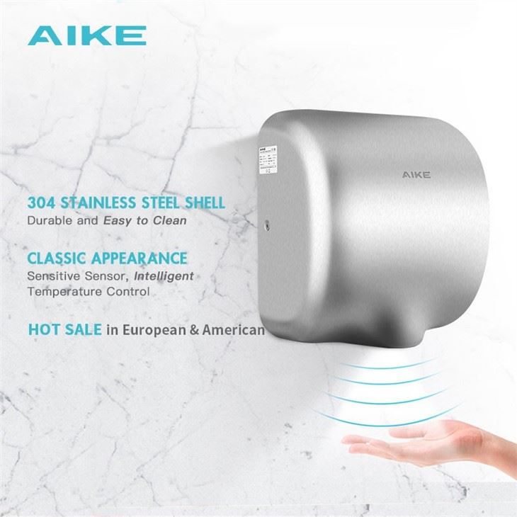 Сушилка для рук из нержавеющей стали AIKE AK2800_606  - Вид №1