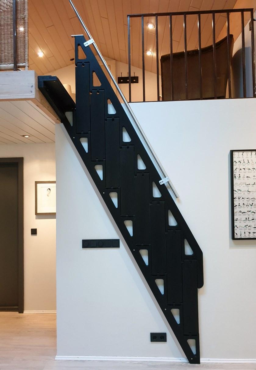 Bcompact Выдвижная лестница из бамбука  Bhl-02  - Вид №1